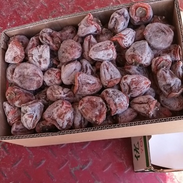 山东青州天然上霜吊柿饼
