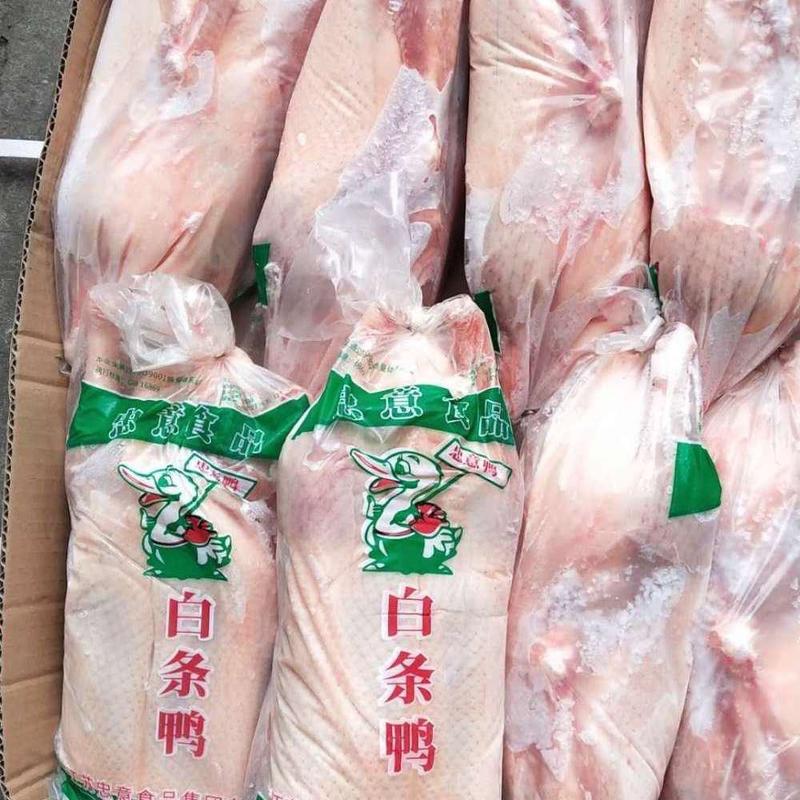 【忠意白条鸭】3.4斤每只8只新鲜白条鸭烤鸭卤菜盐水鸭