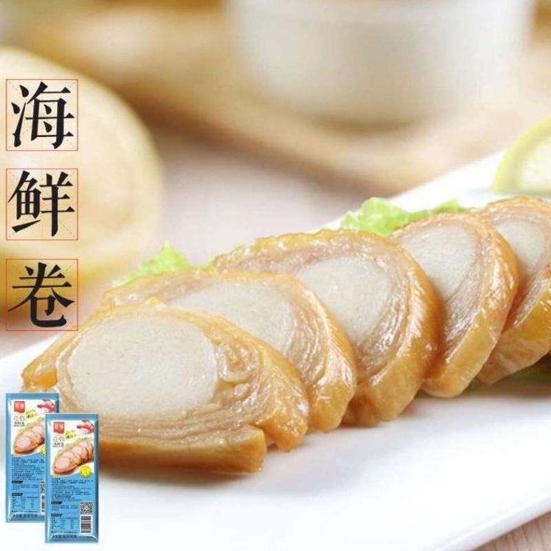 聚尝乐墨鱼卷台湾风味开袋即食冷盘凉菜