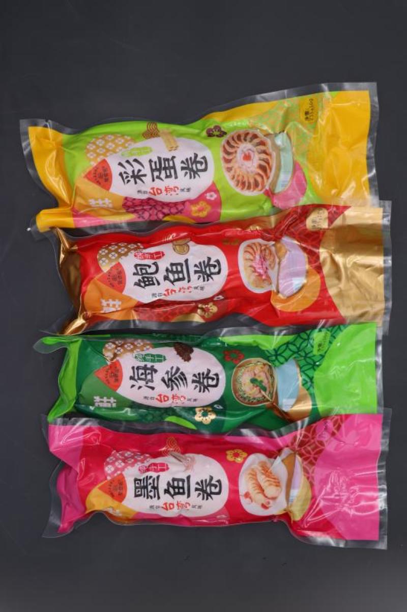 聚尝乐墨鱼卷台湾风味开袋即食冷盘凉菜
