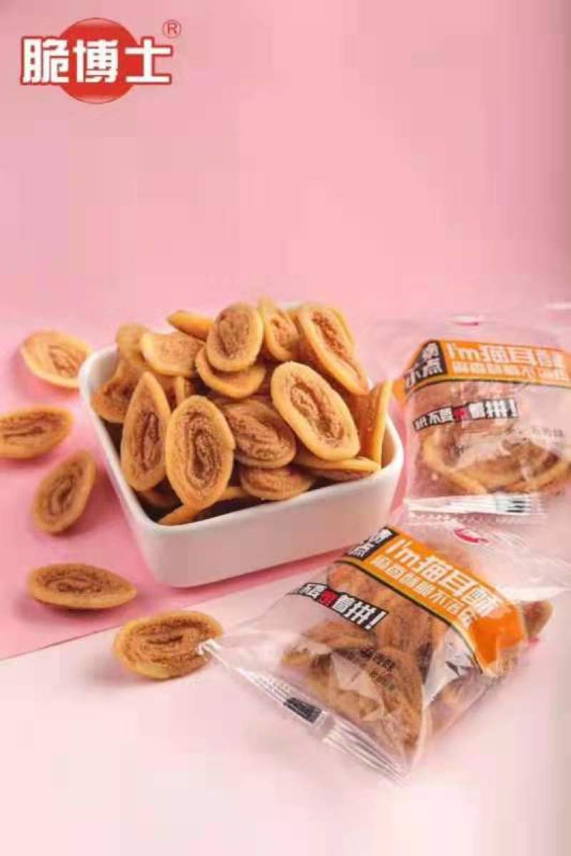 脆博士猫耳酥芝麻味香辣味香酥脆用料十足就是喜欢你