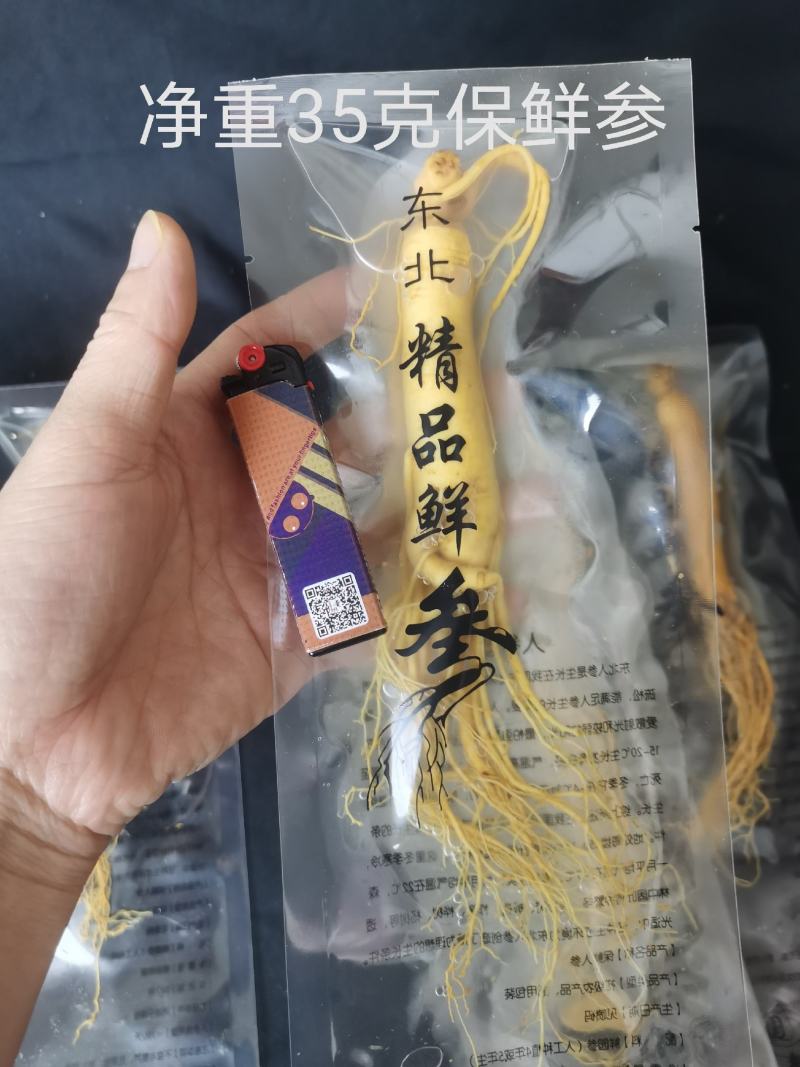 人参长白山保鲜参鲜参泡酒煲汤炖鸡专用一手货源参农直销