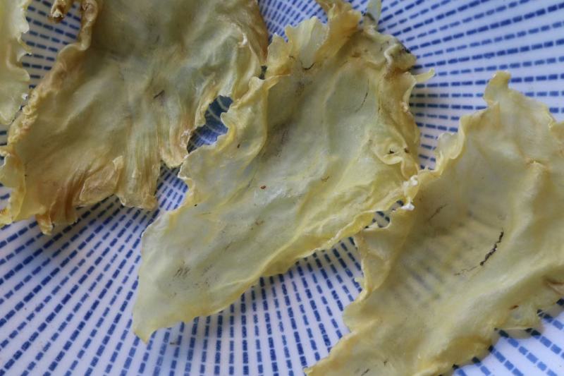 150头冰岛鳕鱼胶足干鱼胶花胶批发