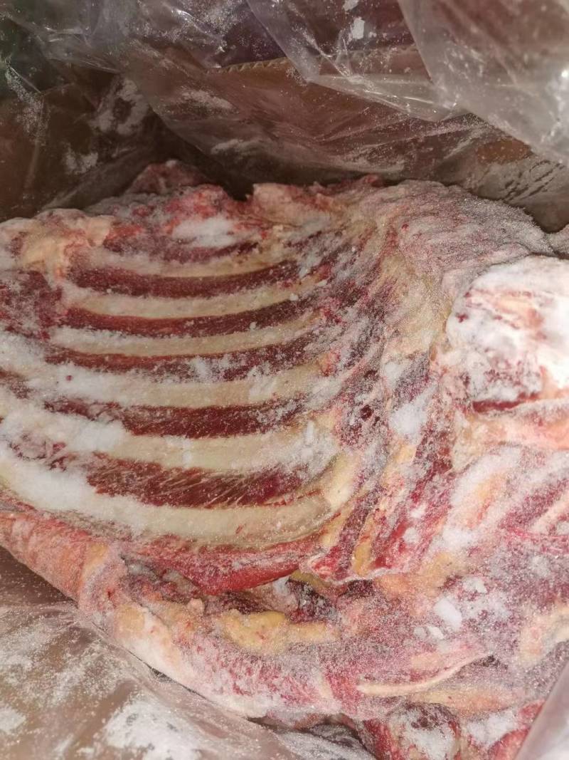 驴排肉多颜色鲜都是新货颜色新鲜质量好出肉率高