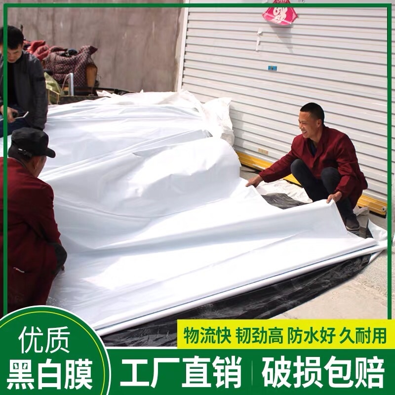 进口优质黑白膜养殖大棚大棚膜隔热反光降温膜