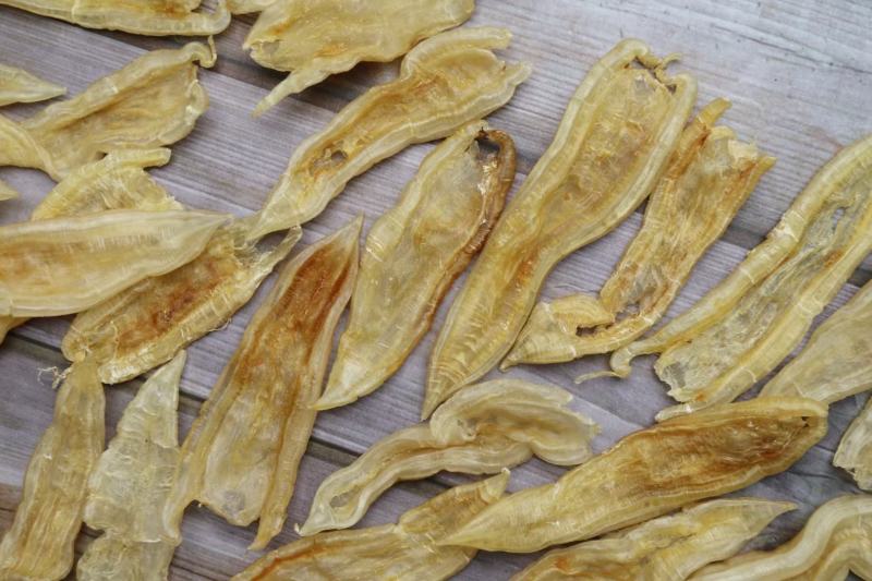 60头双背胶鱼胶花胶批发新货肉质新鲜完整漂亮货没有油面