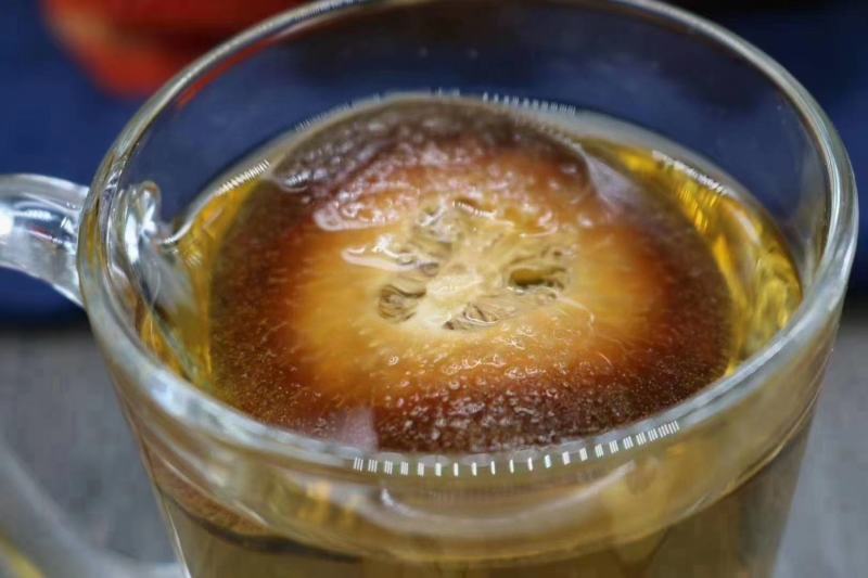 圆粒橘红颗粒大泡水喝