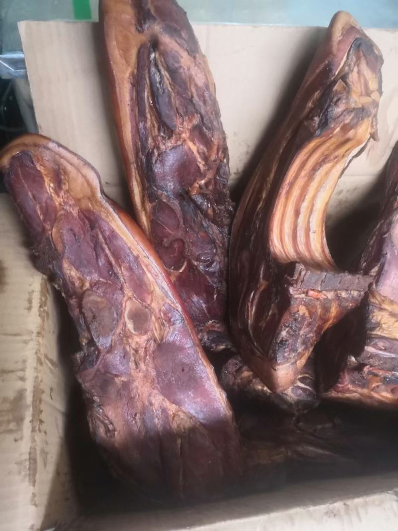 带骨五花腊肉腿子肉混批地摊一手货源库房大量现货供应