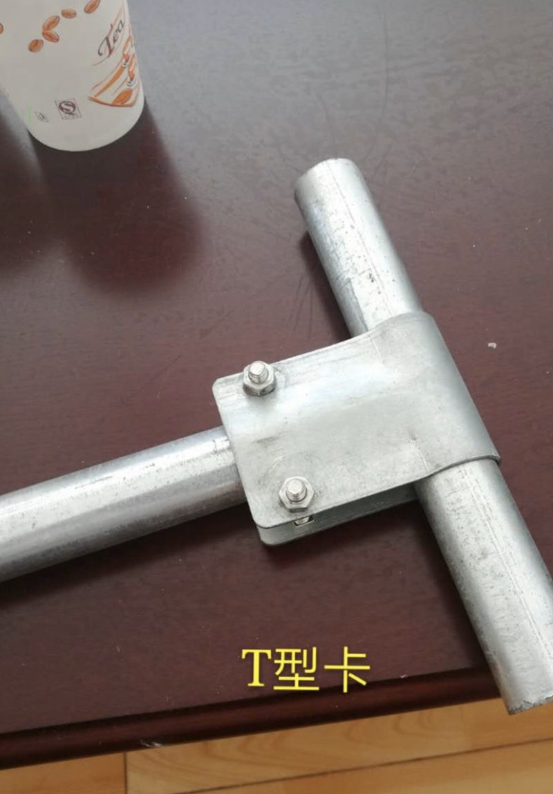 T型卡，圆管大棚拱架和立柱连接件，规格全