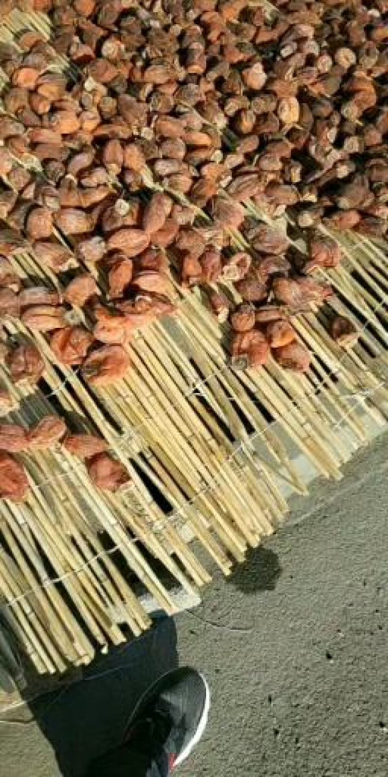 柿饼年货流心年货柿子饼山东绿色柿饼大量上市中