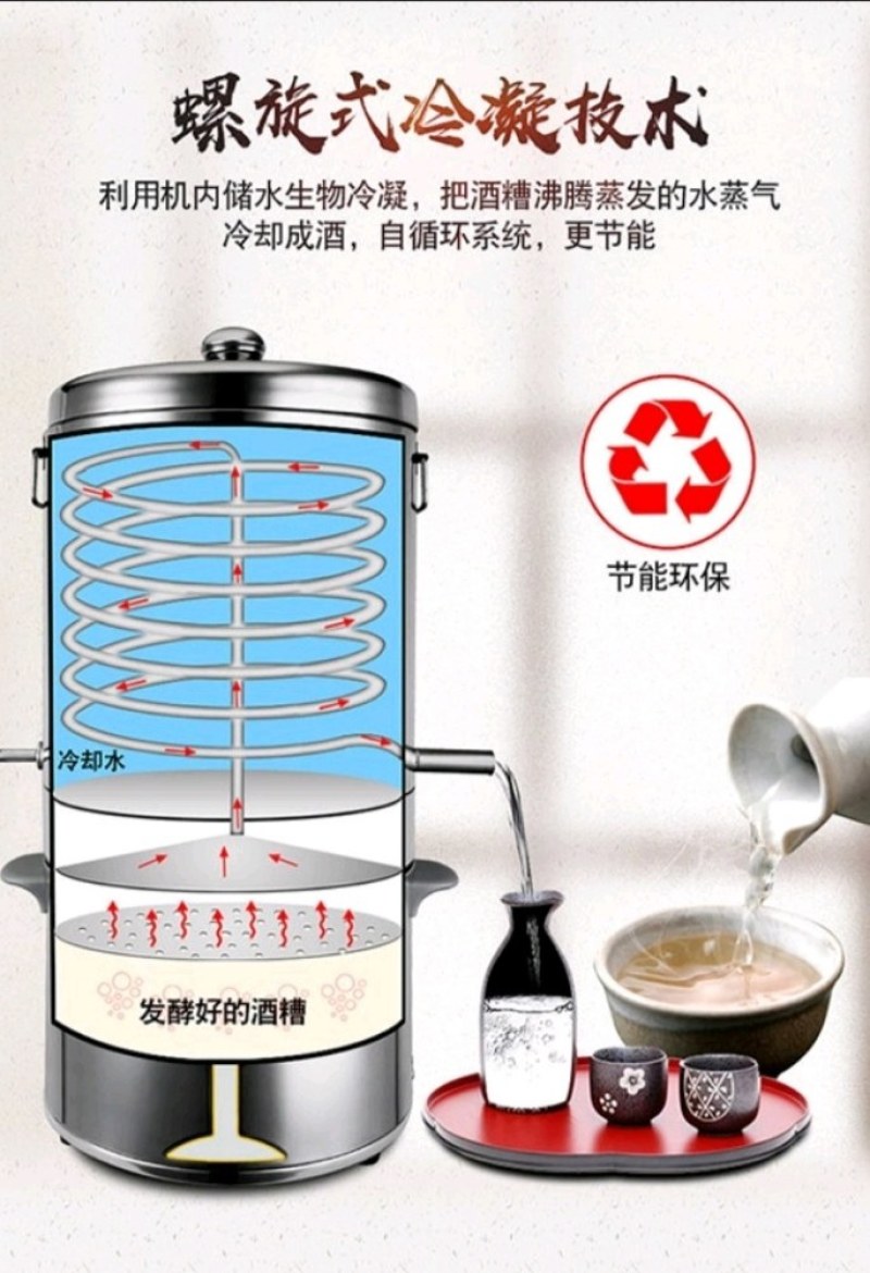 酿酒机全自动白酒酿酒设备小型家庭用厂家直发
