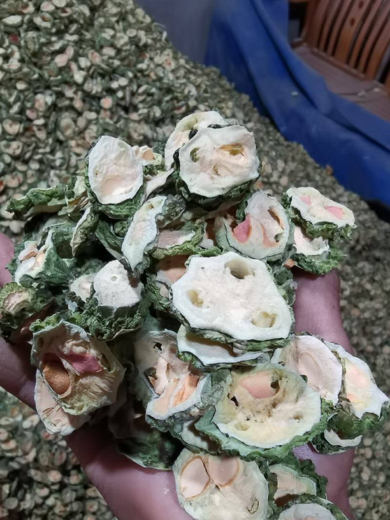 选用当季优质鲜苦瓜，空气能烘干机烘干而成