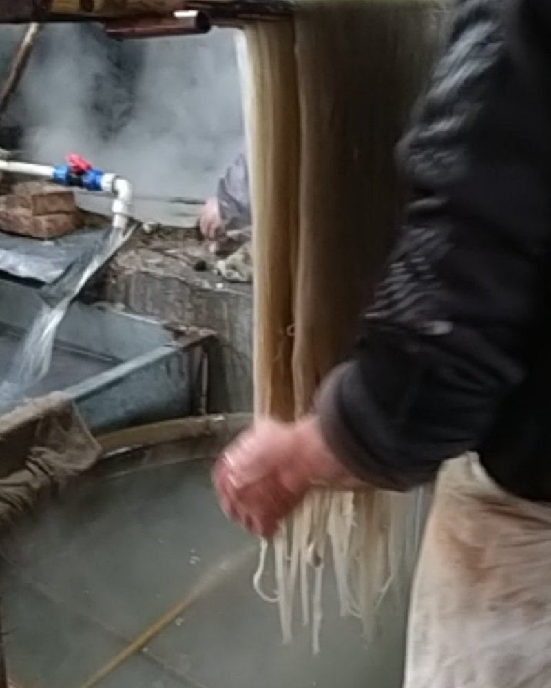 纯手工制作的纯红薯粉条