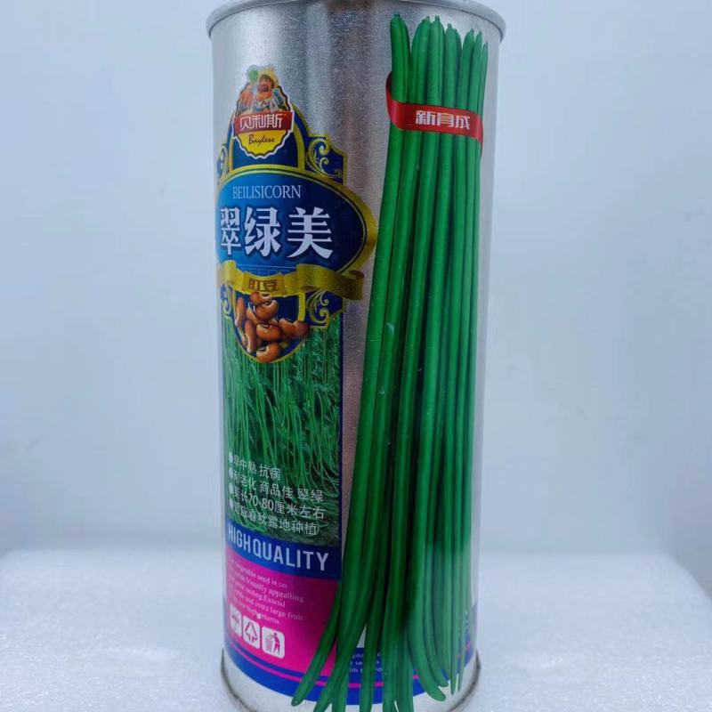 豇豆种子泰国小叶十三，翠绿美，翠绿色长条型高产品种基地种