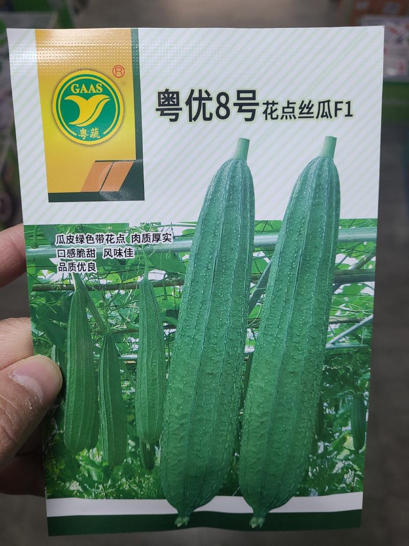 一代交配，广东科农种业出品，丝瓜种子