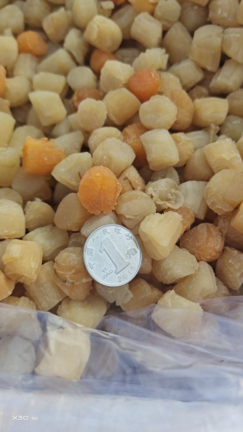 扇贝丁干贝瑶柱足干当季新货，淡干颗粒饱满一手货源