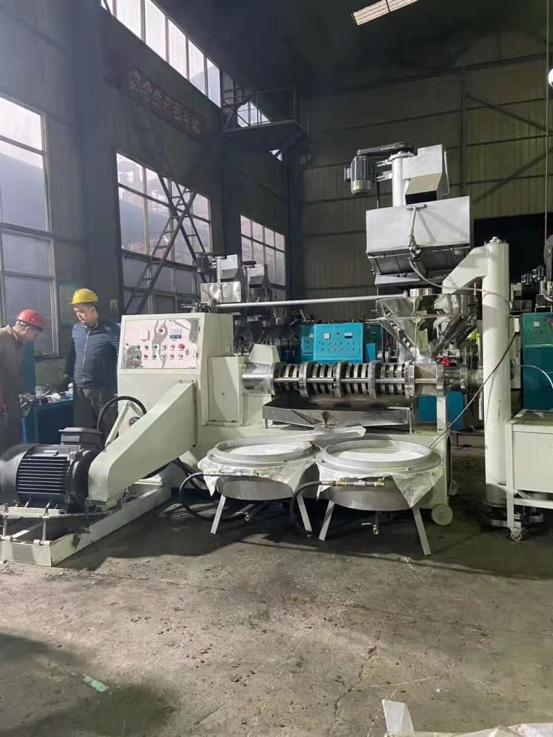 榨油机多功能每小时加工1500斤原料冷热2用全自动上交料