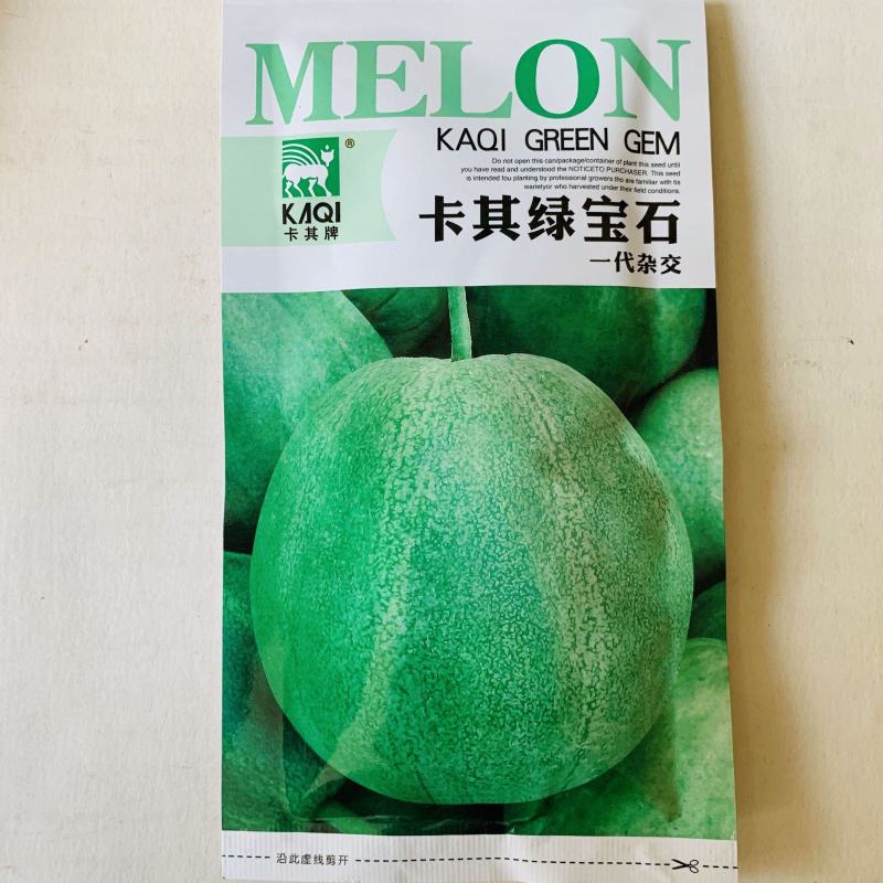 绿宝甜瓜种子绿美王子高糖早熟新品种甜瓜种子