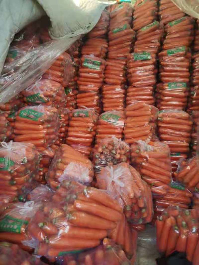 农副产品红萝卜没洗白袋装