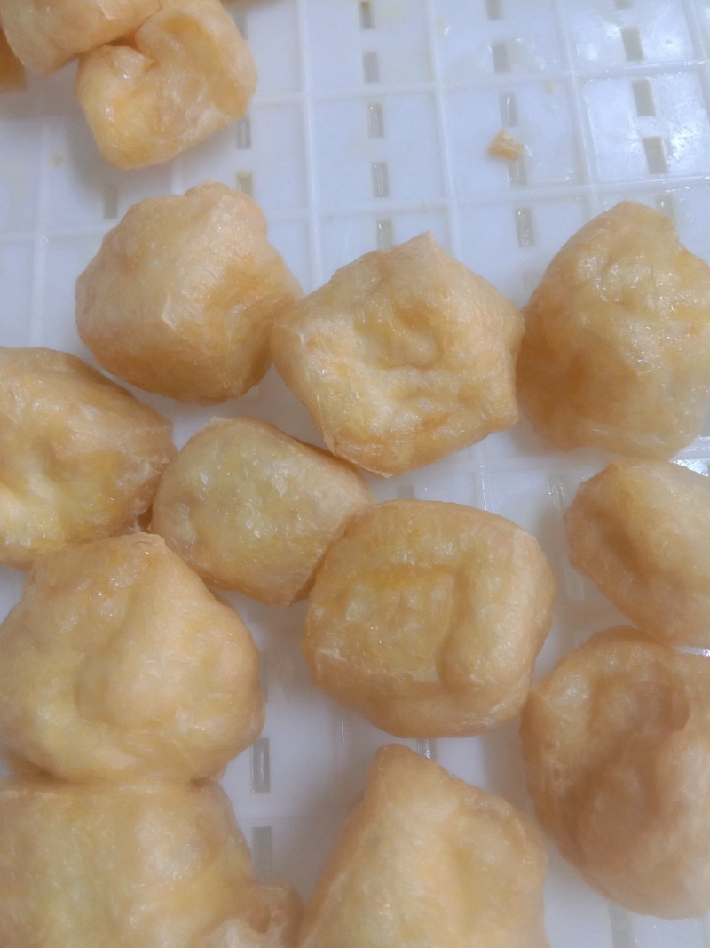 豆腐泡，油豆腐，空心油果