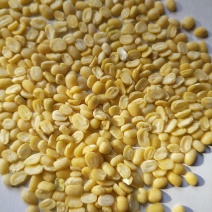 脱皮绿豆去皮绿豆脱皮绿豆瓣脱皮绿豆仁50斤装。