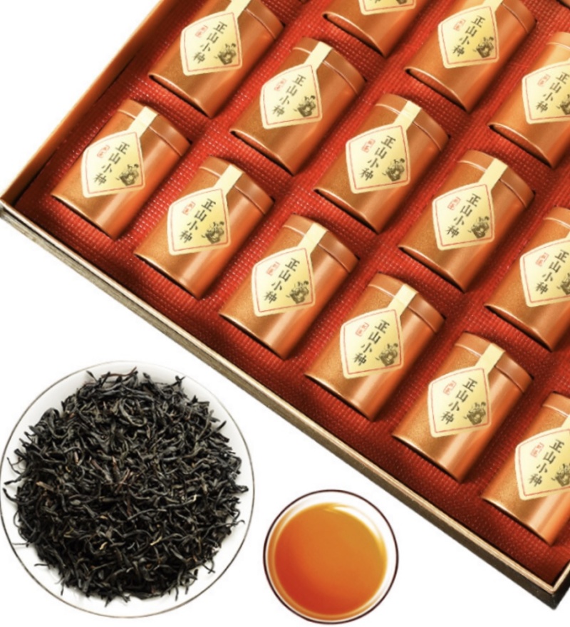 正山小种红茶盒装礼盒装新茶浓香蜜香特级红茶