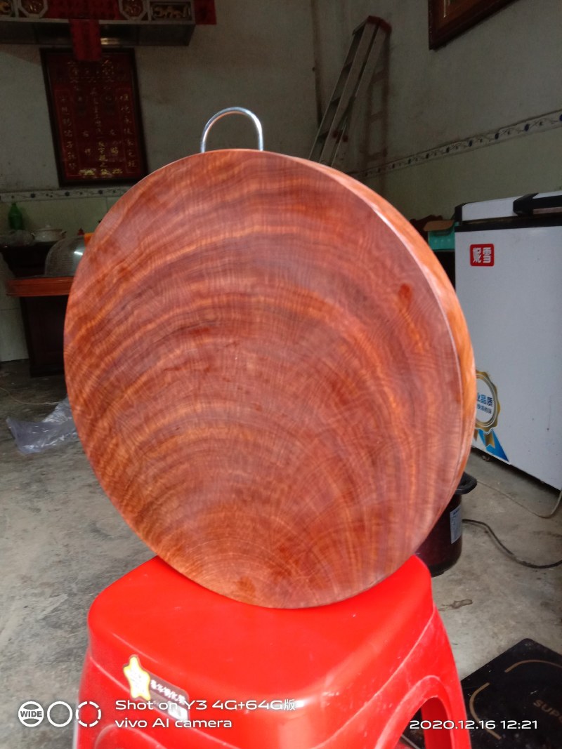 正宗越南进口精品铁木砧板蚬木案板圆形菜板