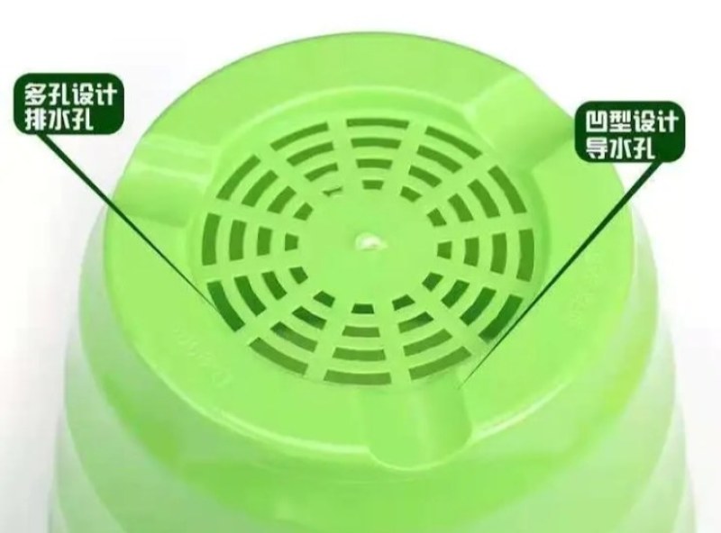 花盆仿陶花盆【横纹】多肉花盆绿植盆【送带托盘发货】