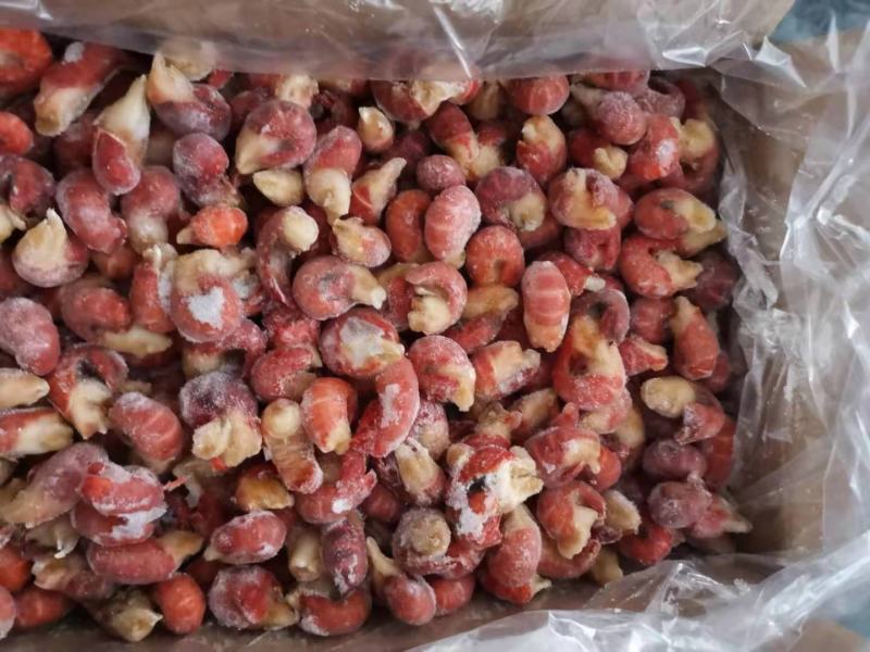 潜江特级龙虾尾毛重9斤净重4斤半活虾下料真实图片