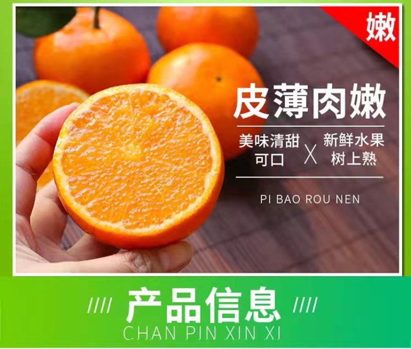 全国一件代发云南高原沃柑当季水果现采现发