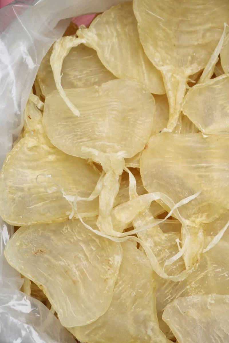 10头缅甸柔肉斗湖鱼胶花胶批发口感清淡不腥