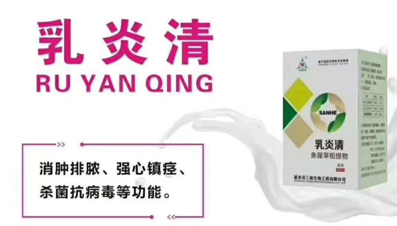 各种急慢性乳房炎，就用乳炎清。鱼腥草提取物纯中药