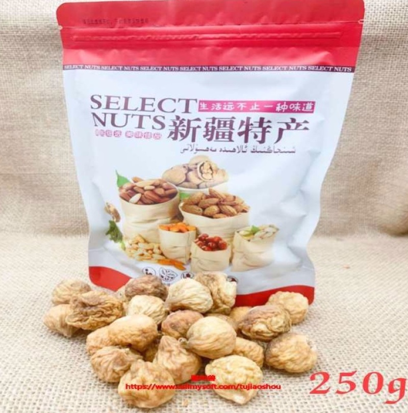 新疆无花果干果特级250克风干自然开口