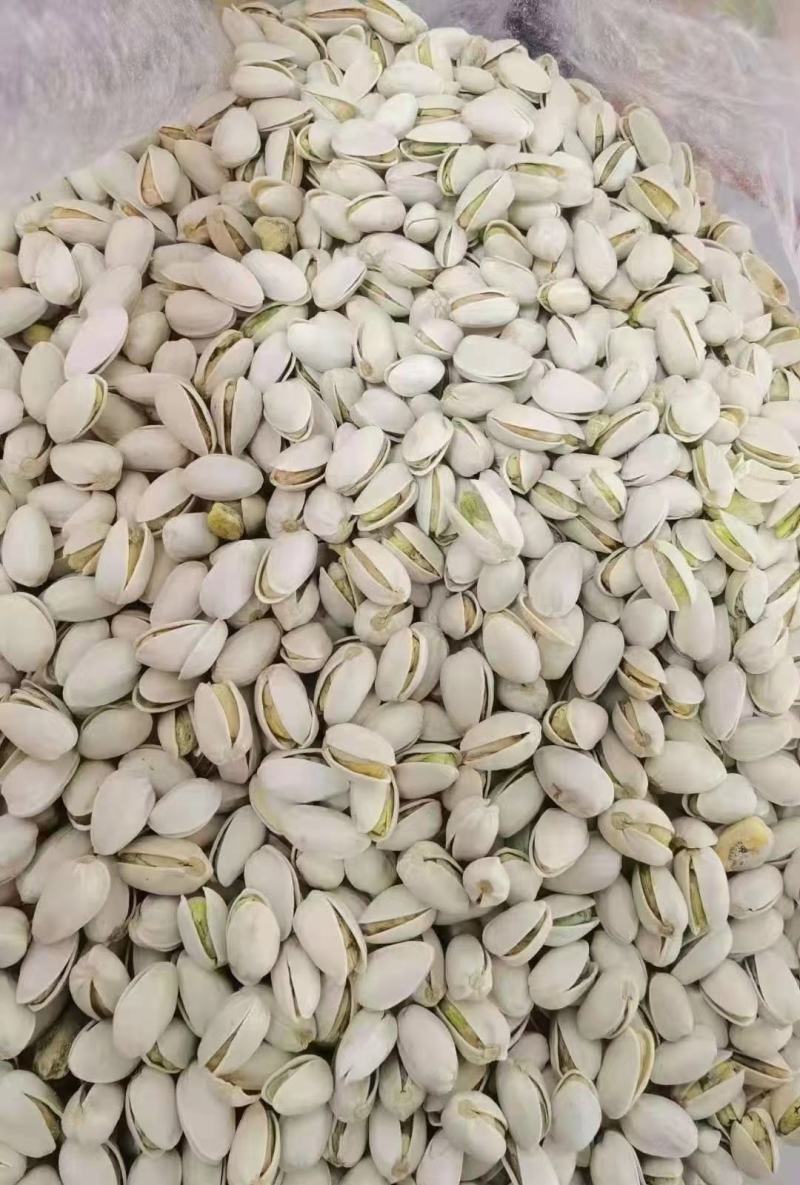 开心果盐焗味长生果白色小自开原色开心果年底热卖年货