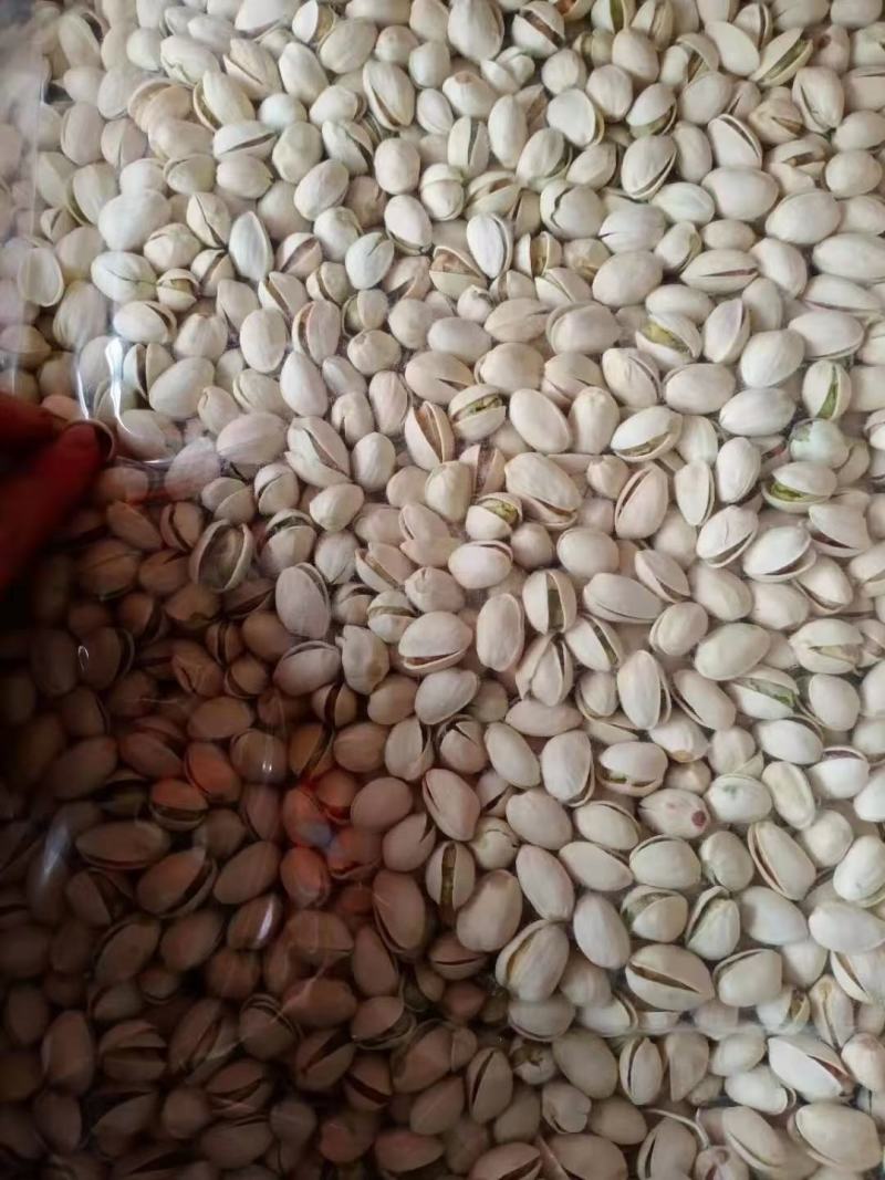 开心果盐焗味长生果白色小自开原色开心果年底热卖年货