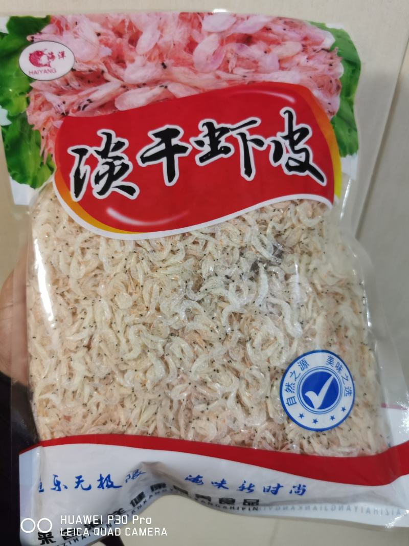 淡干虾皮，260克装无盐虾皮，即食海产品干货