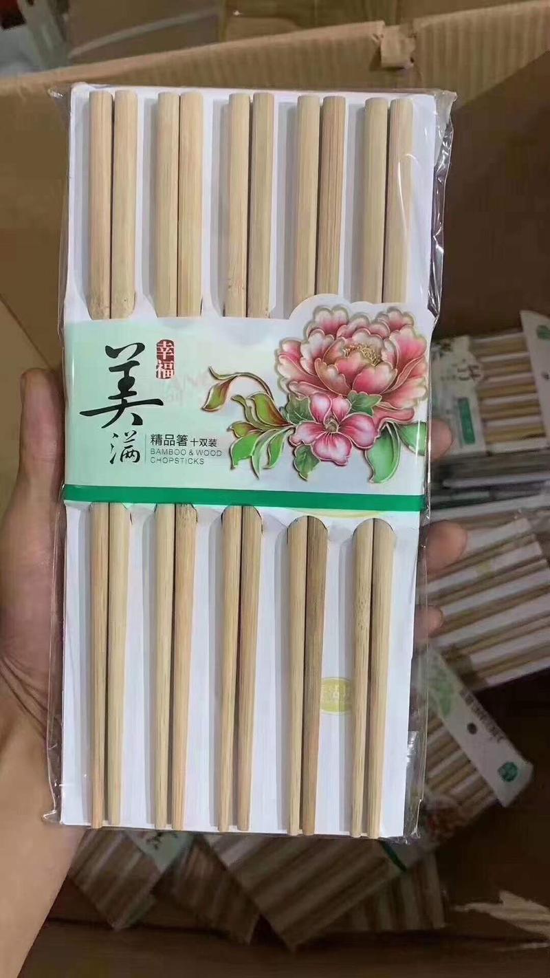 跑江湖地摊5元2包10元4包模式竹筷子批发
