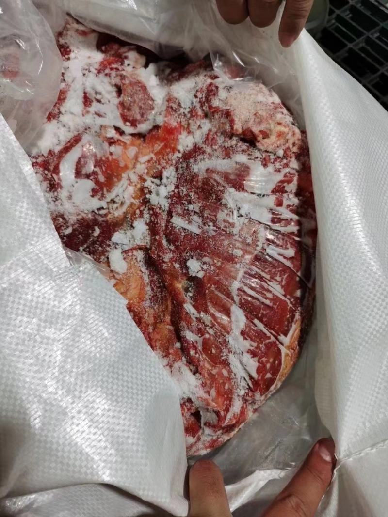 冻驴马肉五分体，四分体新日期带检疫发货颜色特