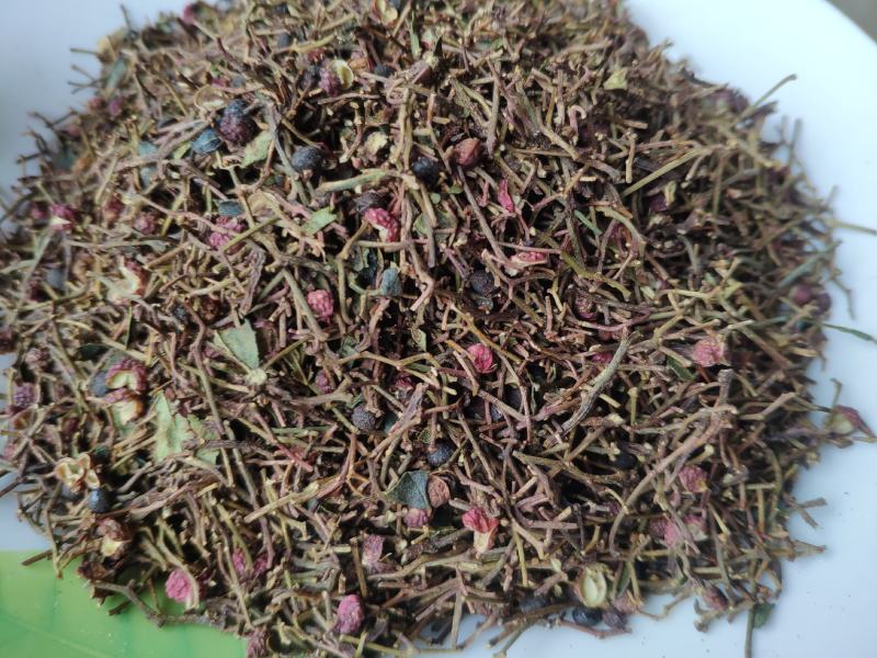 花椒干干花椒杆可打粉大红袍花椒尾巴杆杆