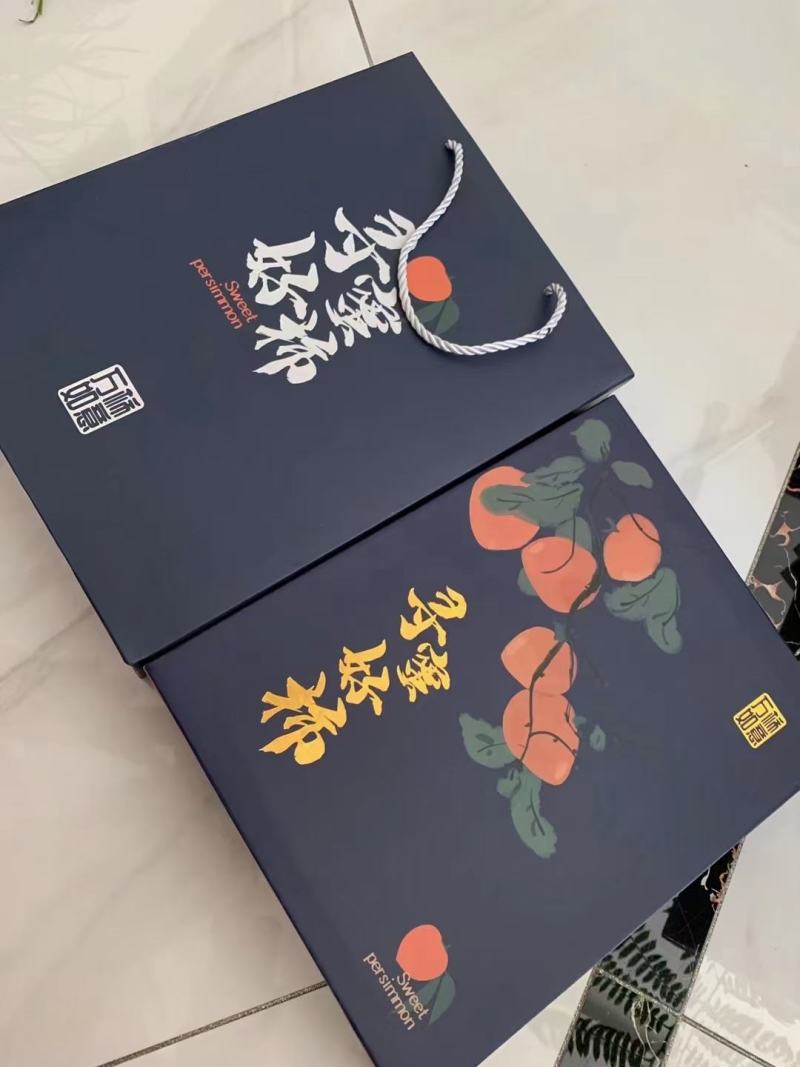 【源头代发】特高端的富平寻蜜好柿柿饼礼盒9盒1.2-3斤