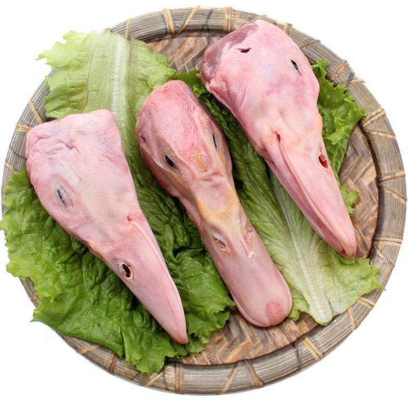 整箱新鲜冷冻鸭头24斤二级鸭头卤菜食材