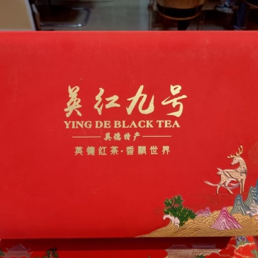正宗英德红茶英红九号袋泡礼盒装广东特产功夫茶250g/盒