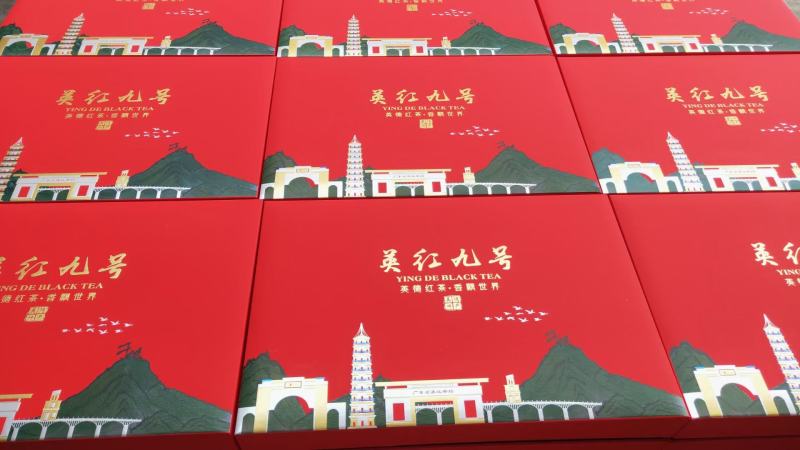 正宗英德红茶英红九号袋泡礼盒装广东特产功夫茶250g/盒