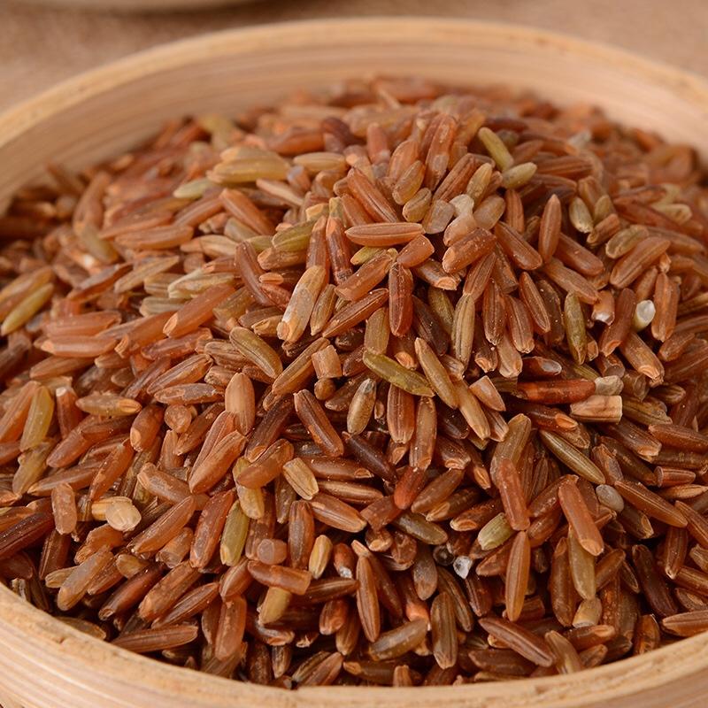低温烘焙熟红米红籼米红大米五谷杂粮磨粉原料