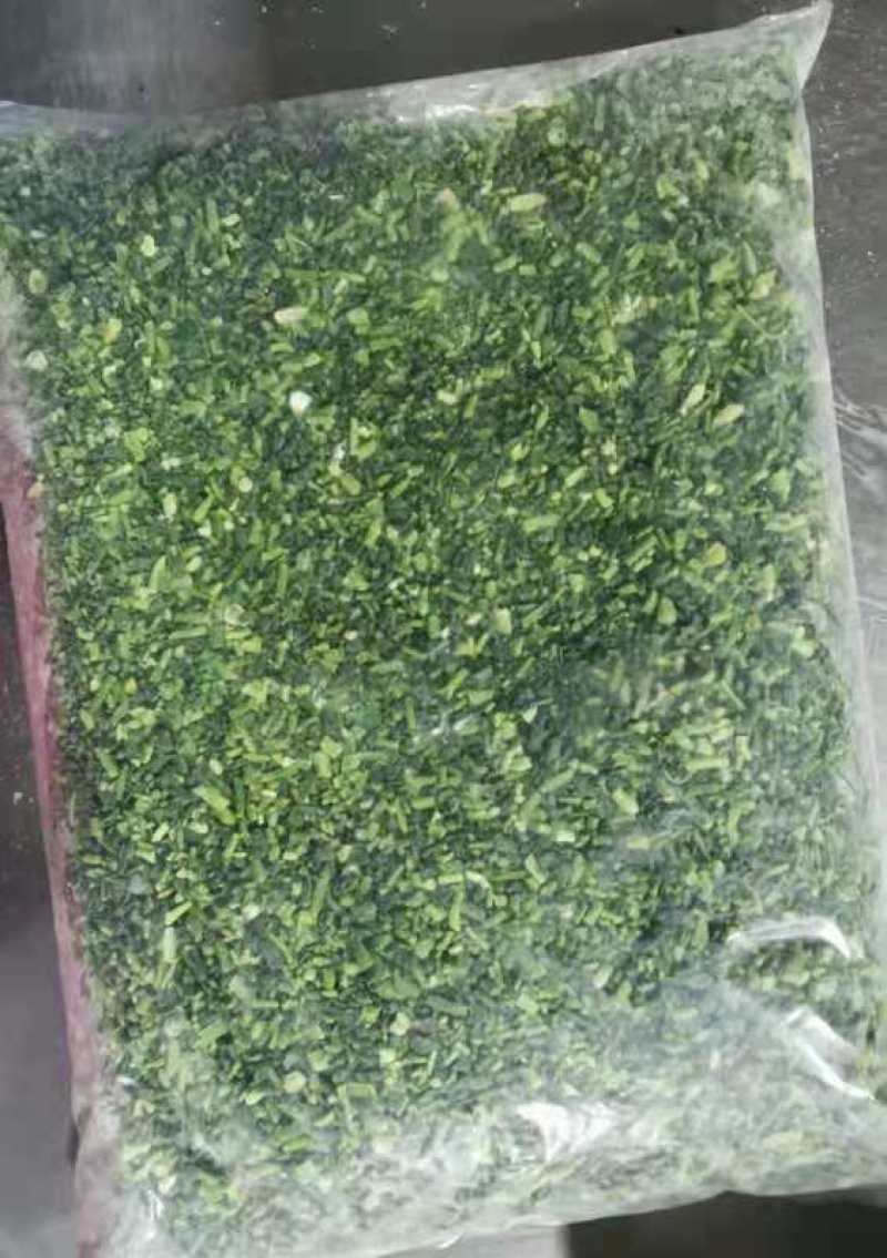 速冻荠菜馅，国家地理标识基地。