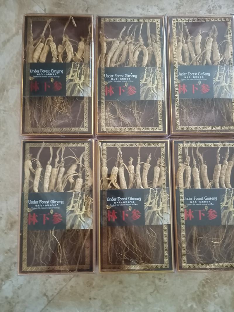 水晶盒人参超级性价比东北长白山人参参园批发