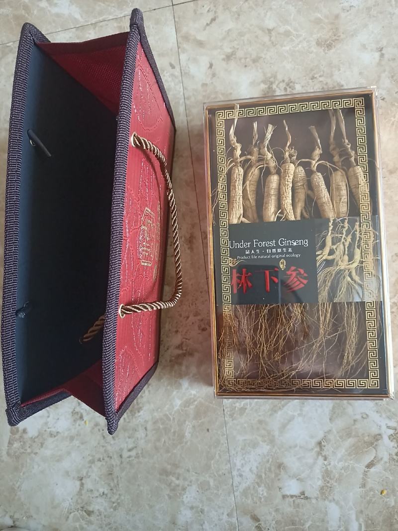 水晶盒人参超级性价比东北长白山人参参园批发