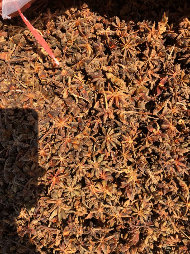 大红八角干枝果足干八角大料大茴香无硫古龙产地