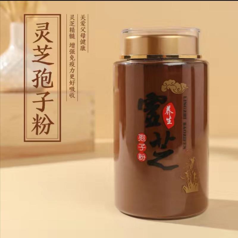 灵芝孢子粉，长白山地区自家种植，柞木菌培育