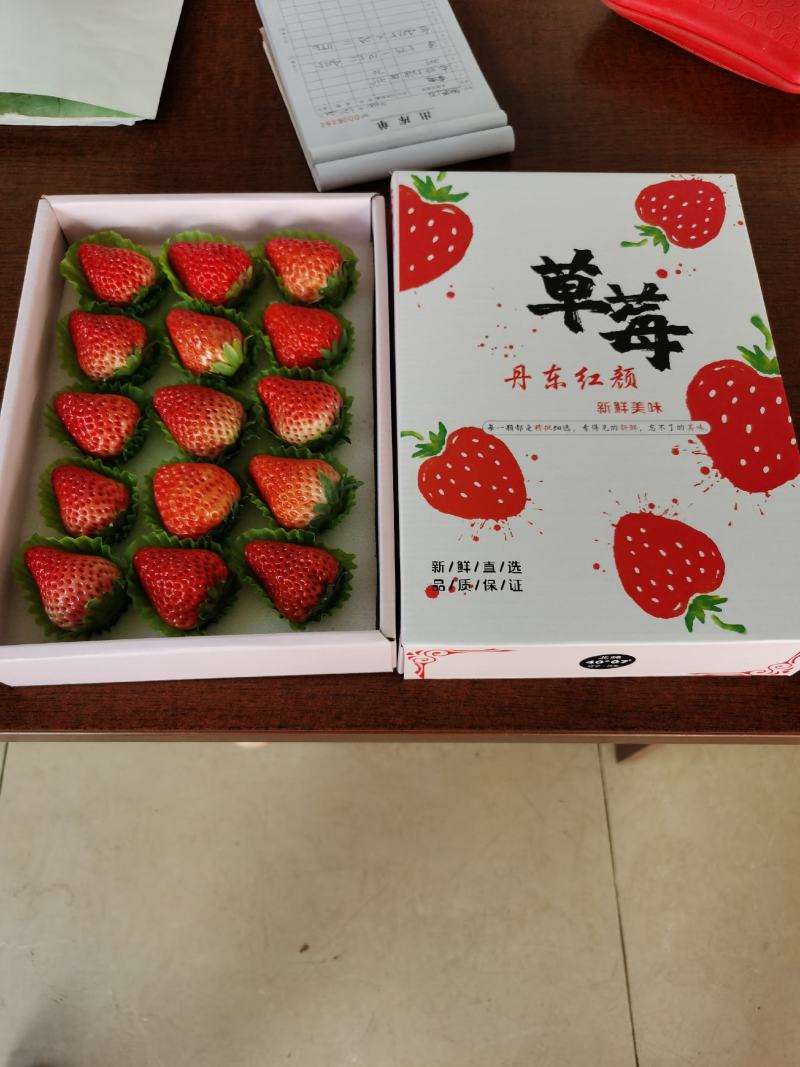 丹东99草莓（红颜）甜草莓可一件代发品质保证